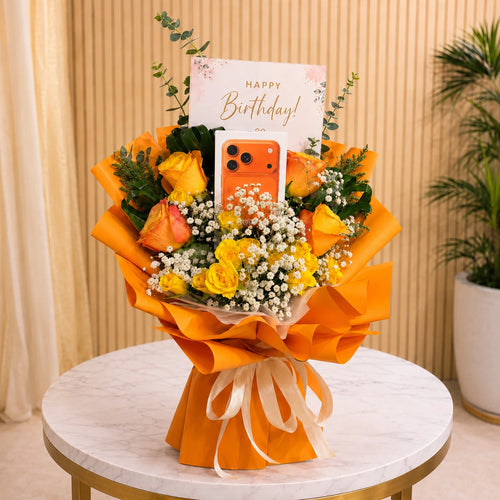 Birthday Gift with iPhone 17 Pro Cosmic Orange 5G (eSim Only) - International Version