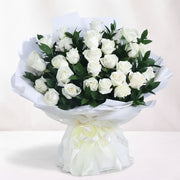 white roses