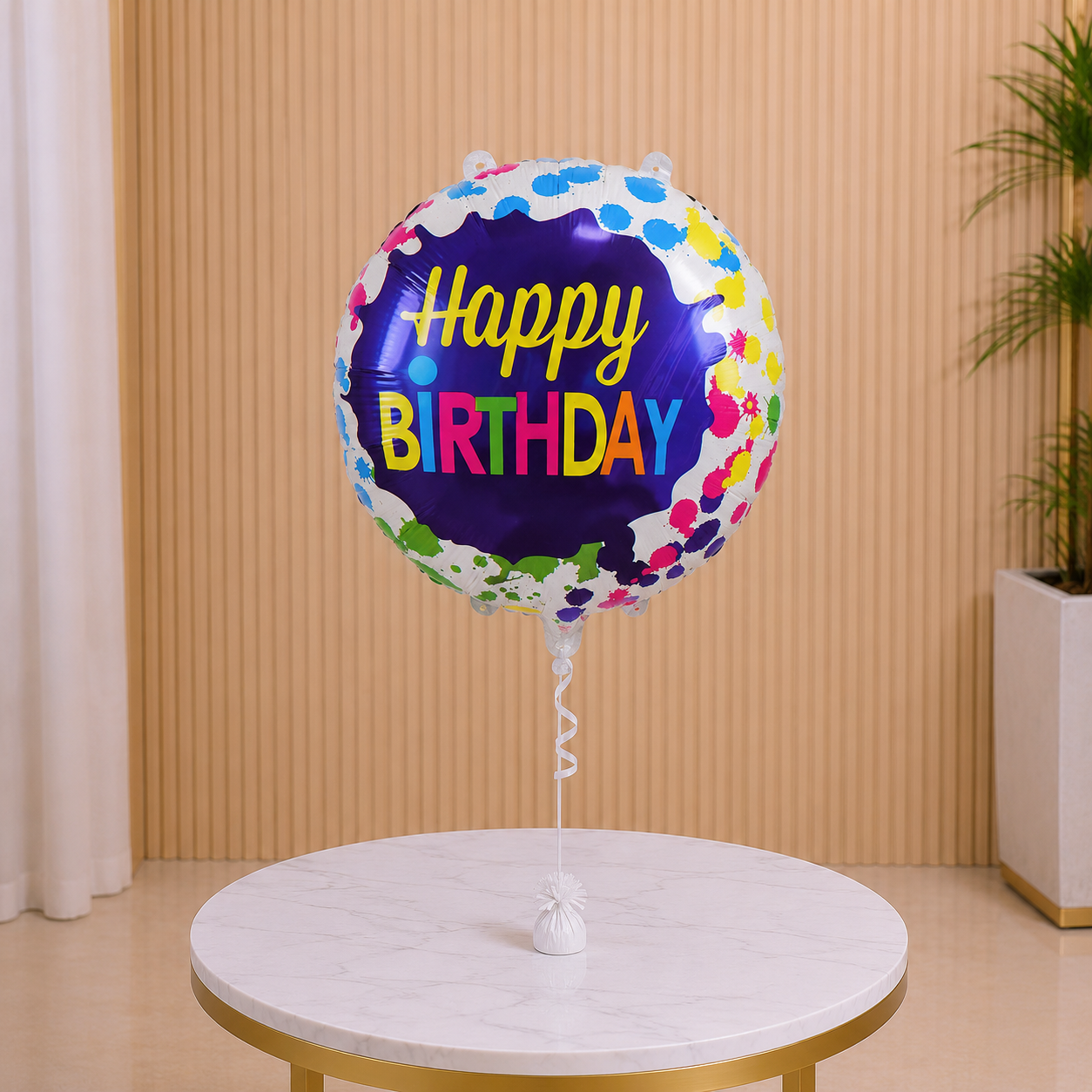 Birthday Helium Ballon - Fun Colors helium balloon same day delivery Dubai