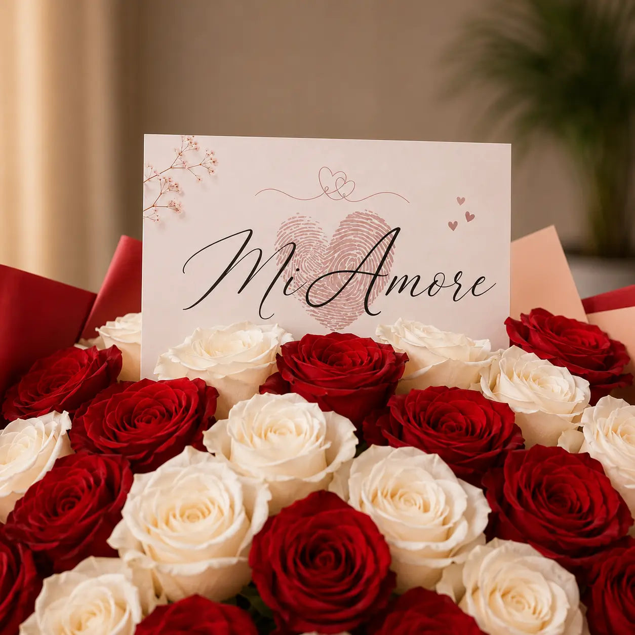 Red & White Love Special Bouquet