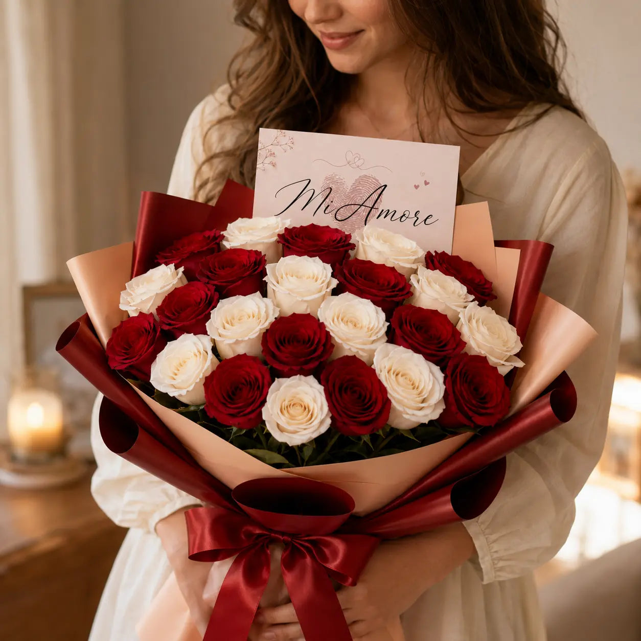 Red & White Love Special Bouquet