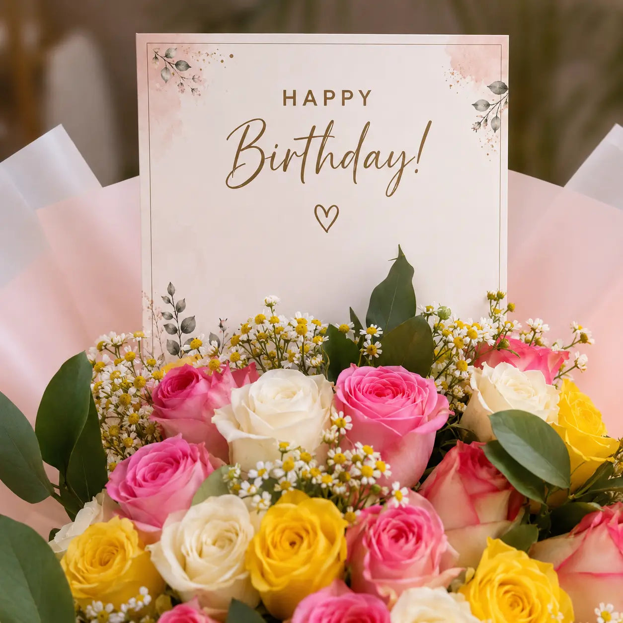 Birthday Bouquet of Summer Flowers