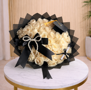 Elegant black Graduation Bouquet