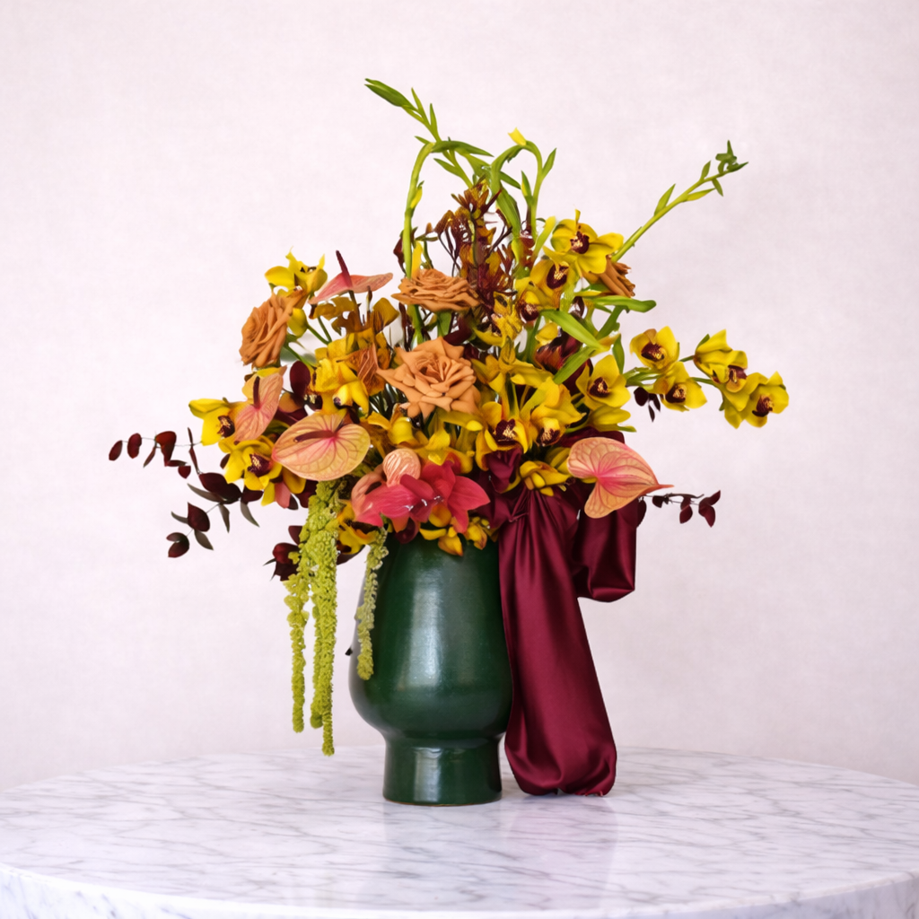 Fall Vase - Premium vase arrangement with same day delivery in Dubai and UAE