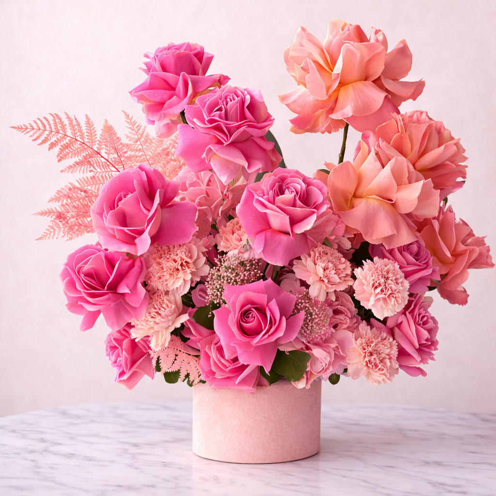 Elegant Roses Bush - Premium flower arrangement with same day delivery in Dubai and UAE