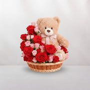 Flowers & Teddy Bear