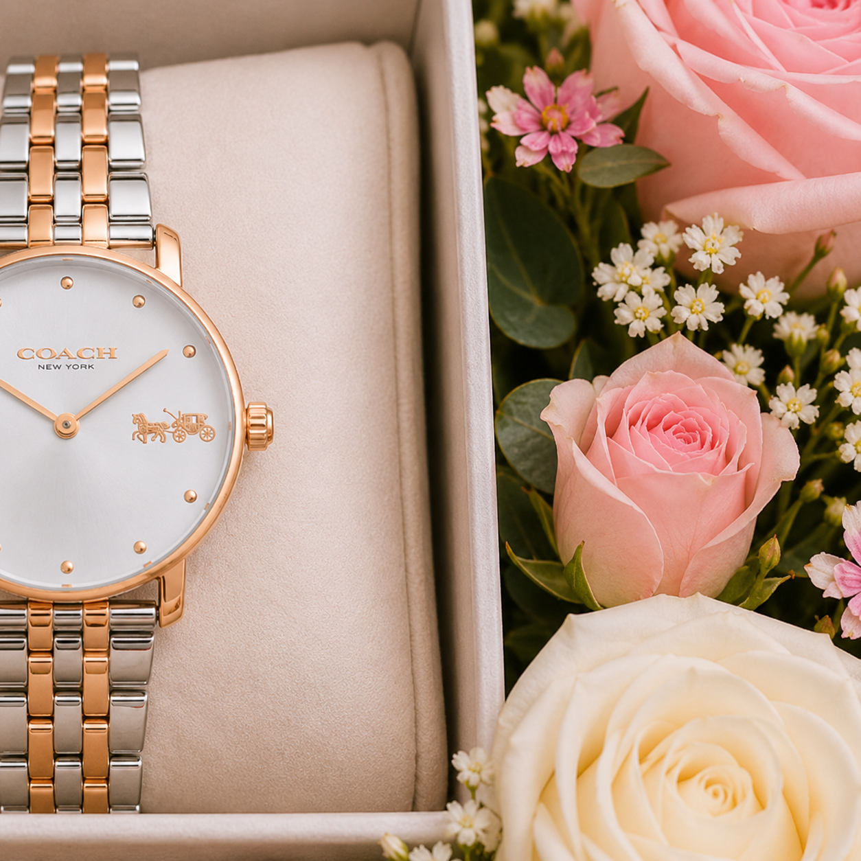 Gifts for Women - 2-Hand Elliot Collection Quartz Movement Watch For Women