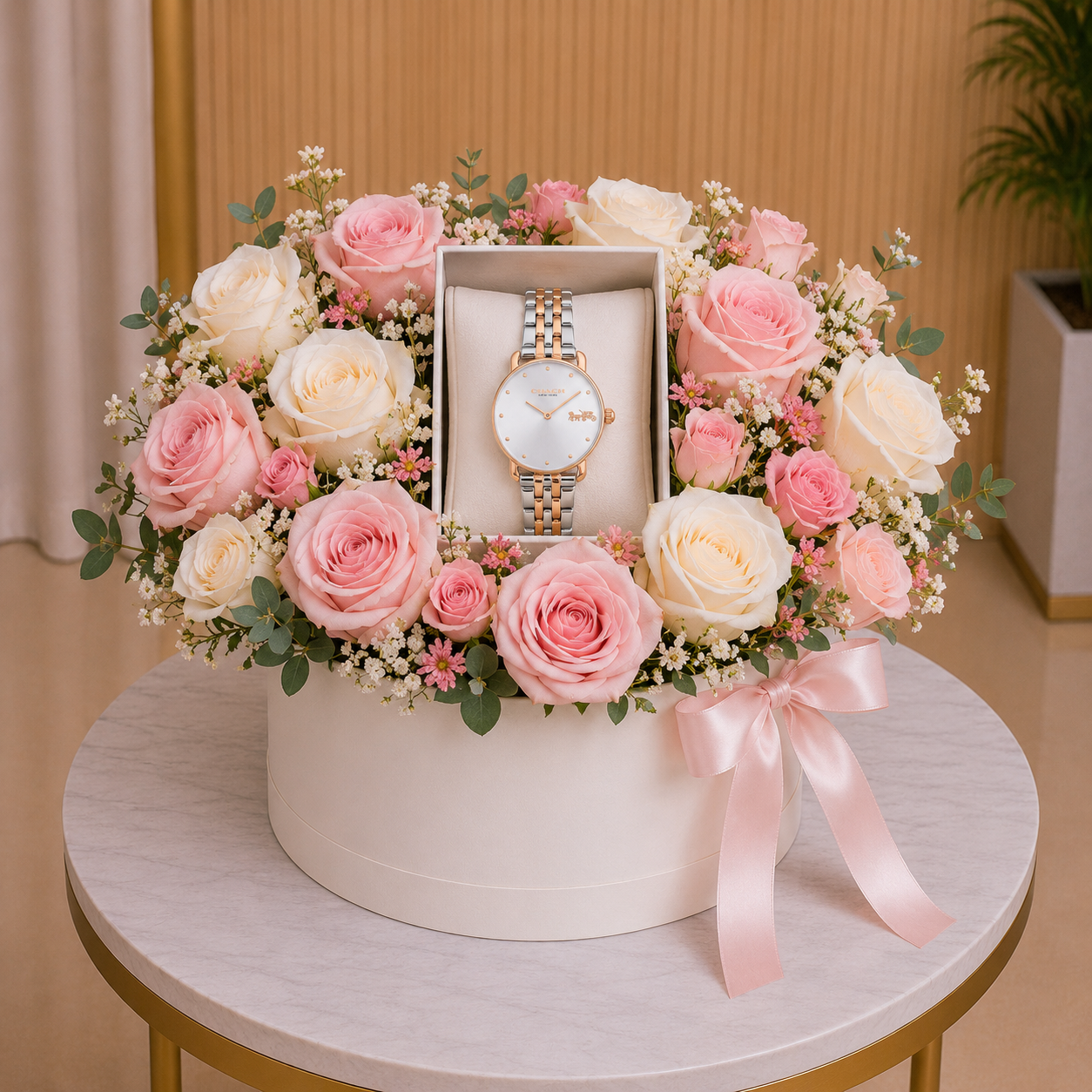Gifts for Women - 2-Hand Elliot Collection Quartz Movement Watch For Women premium gift with same day delivery Dubai
