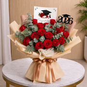 Graduation 2026 Bouquet - 20 Red Roses
