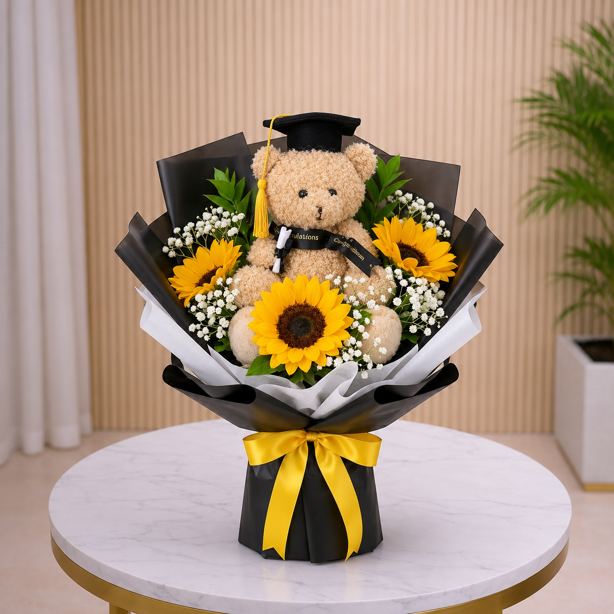 Sunshine Sunflower Graduation Bouquet