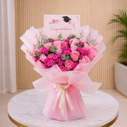 Extra Pink Graduation Bouquet
