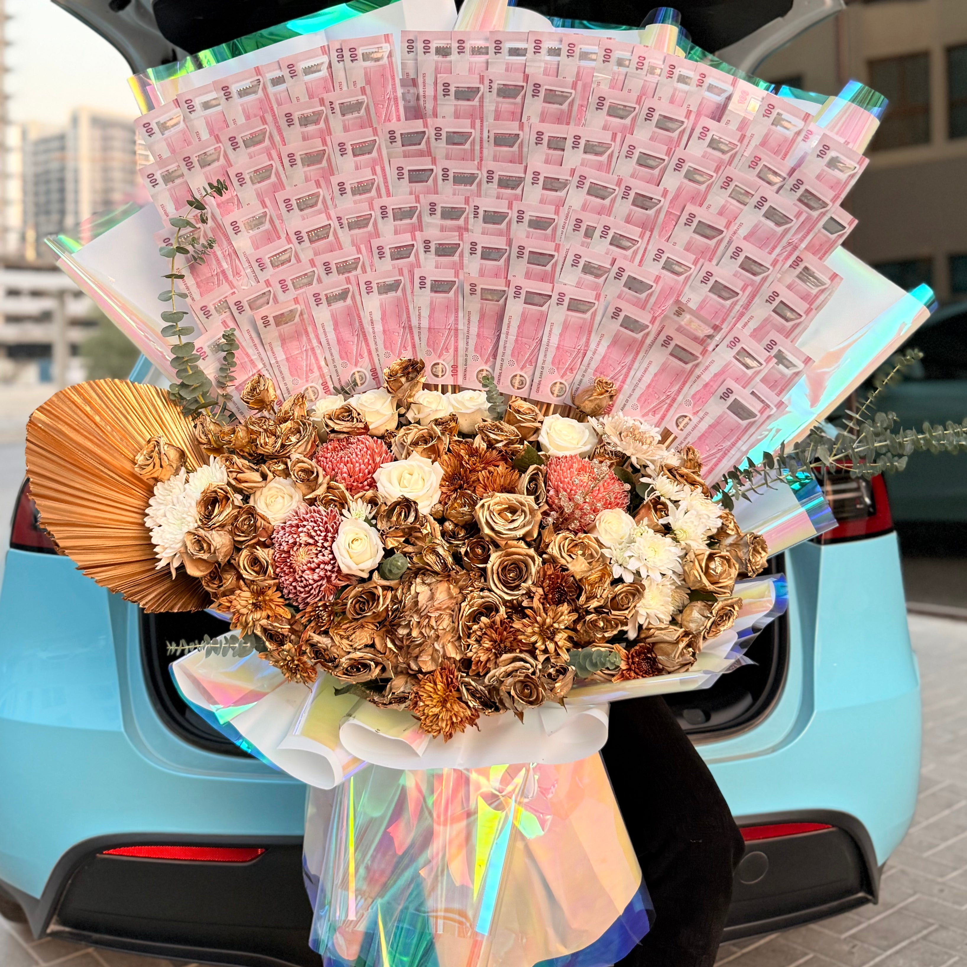Golden Cash bouquet
