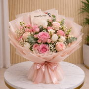 Pastel Garden Luxe Emirati Women's Day Bouquet same day delivery Dubai