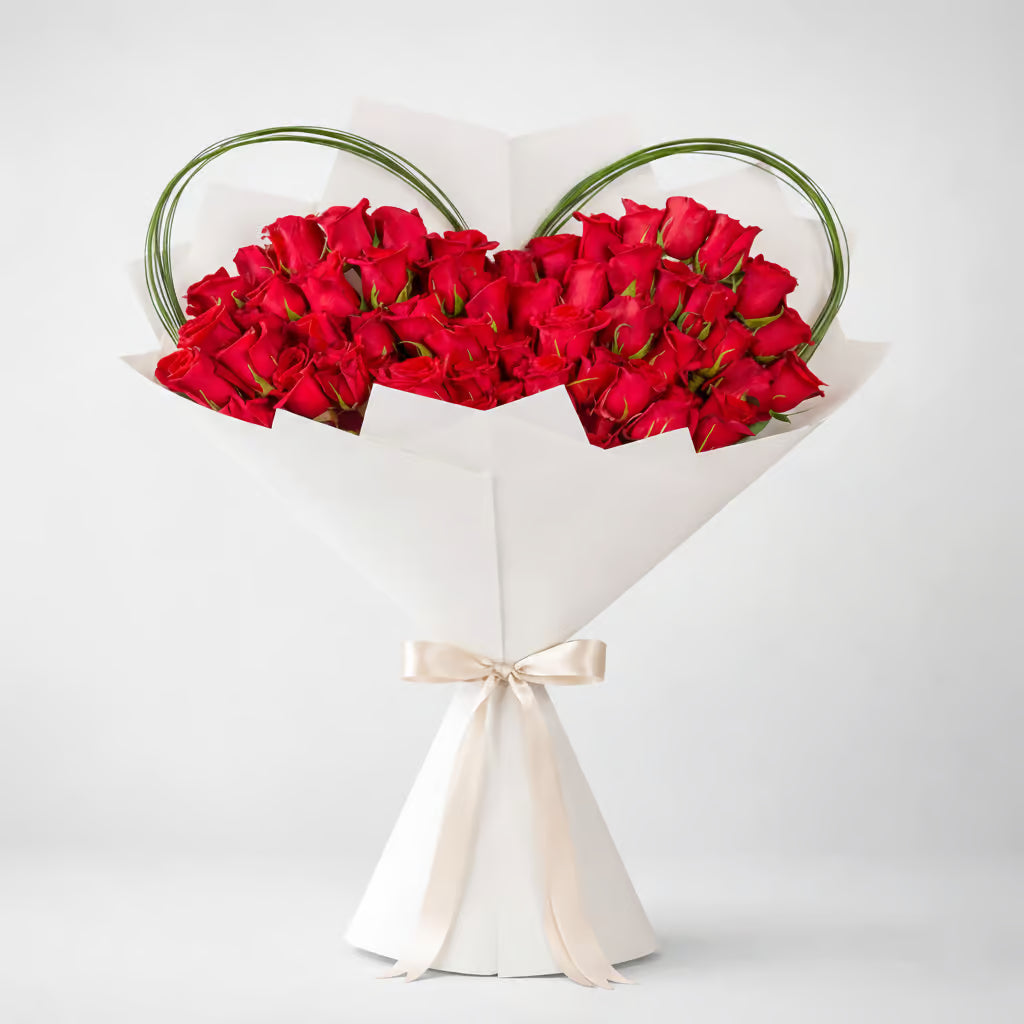 red roses bouquets