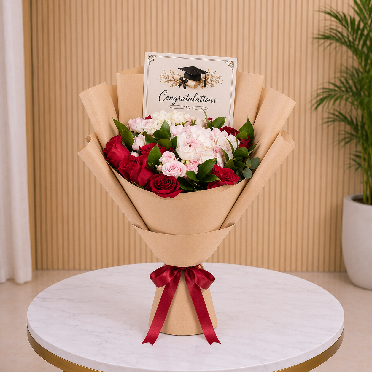 Red Roses Graduation Flowers