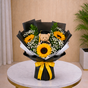 Sunshine Sunflower Graduation Bouquet graduation bouquet with same day delivery Dubai and UAE